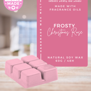 Frosty Christmas Rose Wax Melt